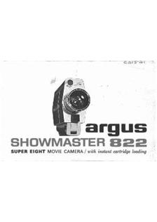 Argus Showmaster 822 manual. Camera Instructions.
